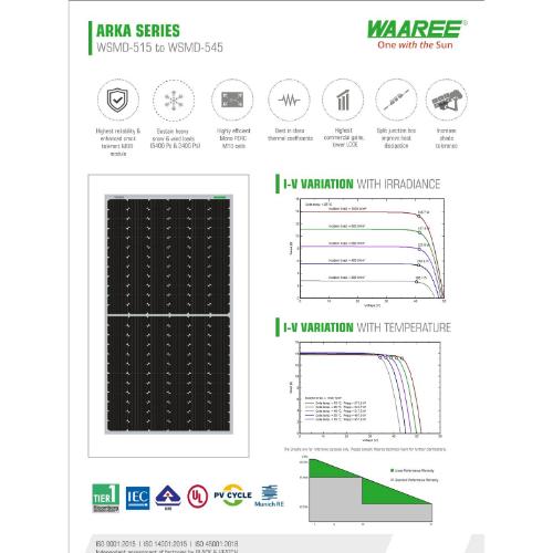 WAAREE WSMD-545 545 W Mono PERC Solar Panel_3