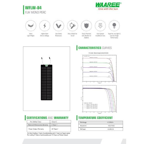 WAAREE WFLW-84-2 84 W Mono PERC Solar Panel_1