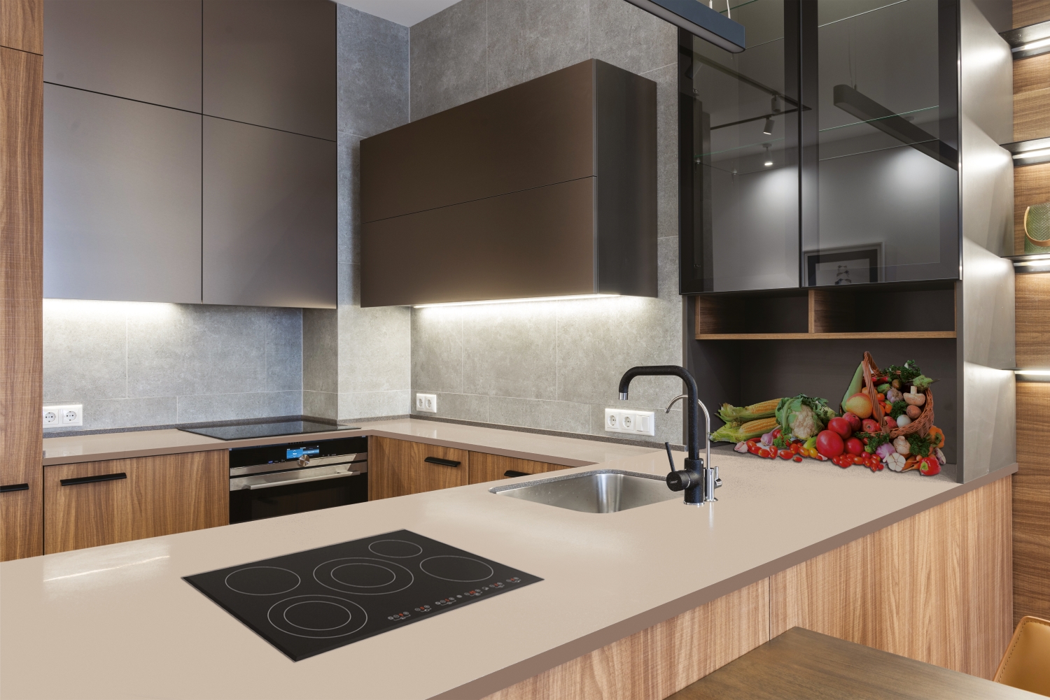 Camrola Impresso Series Camrola Beige Matt Finish 3475 x 1975 mm Quartz Stone Slab_1