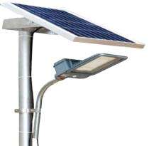 Gautam Warm White LED Metal 18 Ah Solar Street Light_0