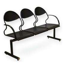 OM 3 Seater Waiting Bench Mild Steel 70 x 26 x 31 inch_0