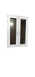 Techplast Casement 2 Track 2 Panel White uPVC Window 4 x 3 ft_0