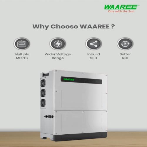 WAAREE WELW350000K 50 kW Three Phase String On Grid Solar Inverter_1