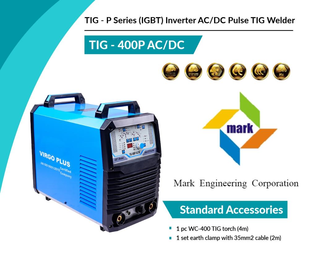 VIRGO PLUS 400 A TIG/MMA Welding Machine TIG 400P AC/DC 415 V 17.5 kVA_2