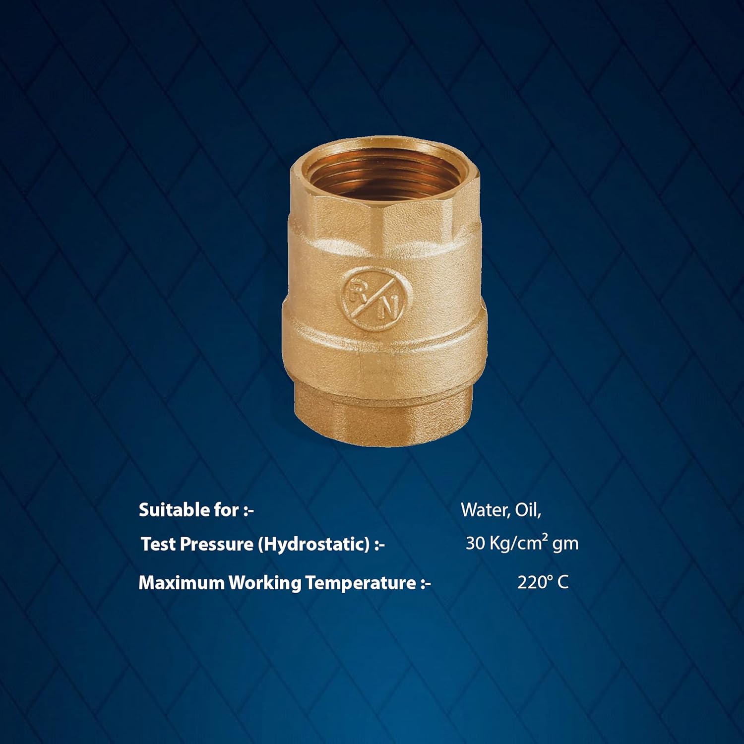 R.N. 15mm Vertical Brass Check Valves Female Threaded _800_2