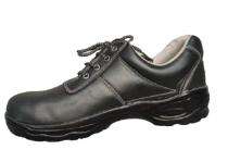 DSK NR Genuine Leather Steel Toe Safety Shoes Black_0