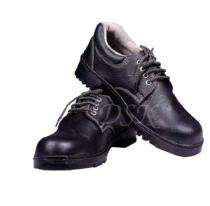 DSK FLAME Genuine Leather Steel Toe Safety Shoes Black_0