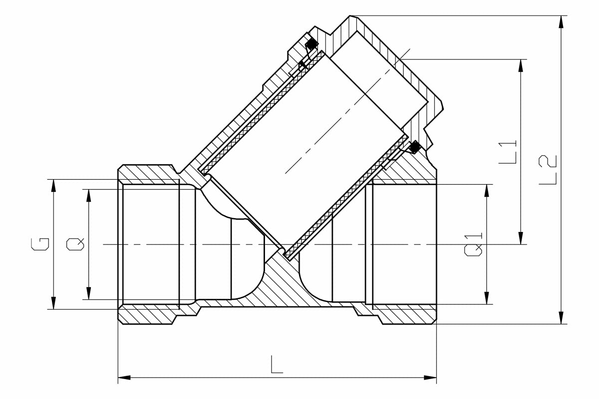 R.N. Brass Y Strainers 20mm Female Threaded _2300Y_1