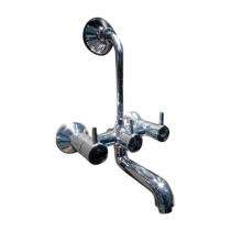 Aspire Home Studio Chrome Finish Wall Mixer Faucet 3in1_0