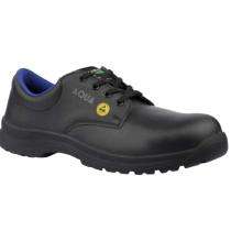 Non-Woven Microfiber Steel Toe 200 J Safety Shoes Black_0