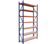 SSS Mild Steel Pallet Racking 7 Layers Industrial Racks 12 ft 1100 x 900 mm_0