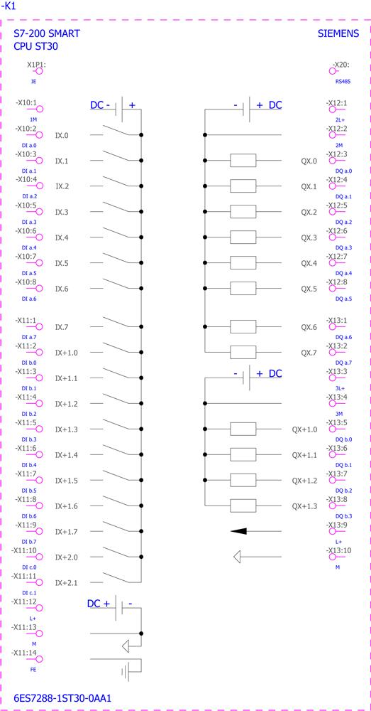 SIEMENS Programmable Logic Controller 6ES72881ST300AA1 24V_2