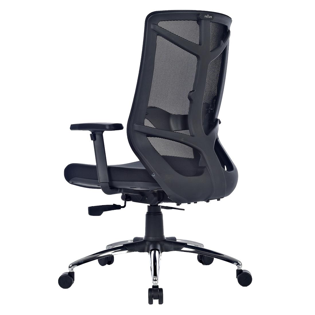 Durian Mesh Chair Black 470 x 590 x 1115 mm Two Pieces Injection Moulded Office Chairs_1