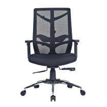 Durian Mesh Chair Black 470 x 590 x 1115 mm Two Pieces Injection Moulded Office Chairs_0