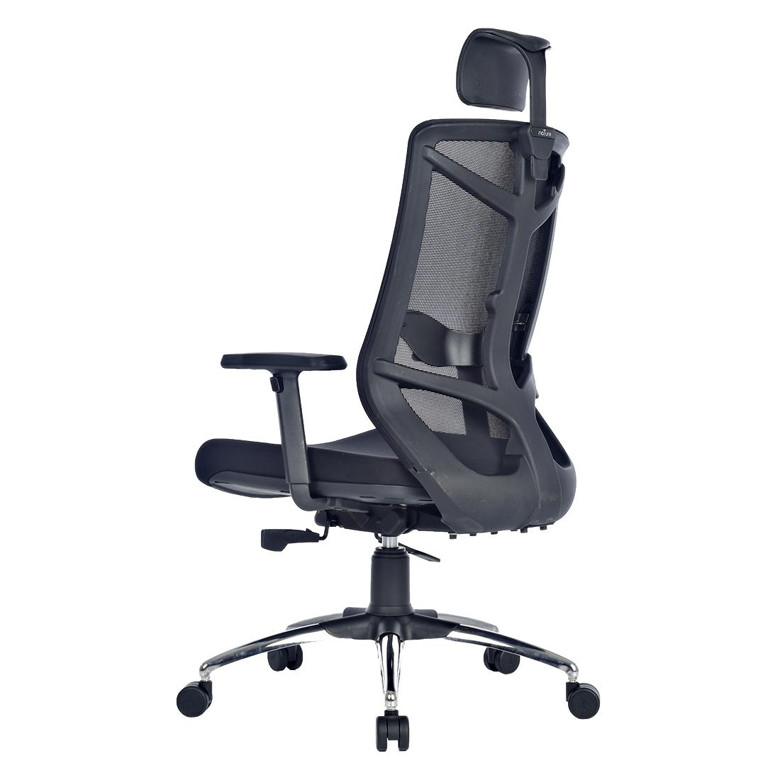 Durian Mesh Chair Black 630x675x1300 mm Two Pieces Injection Moulded Office Chairs_1