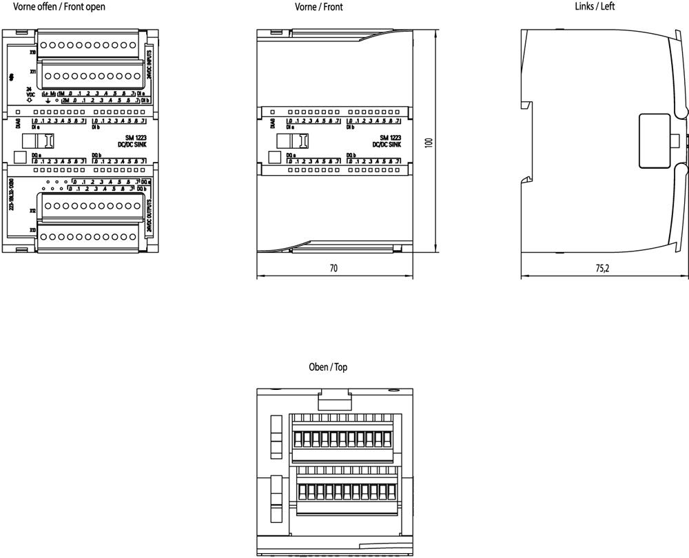 SIEMENS Programmable Logic Controller 6ES72231BL321XB0 24V_1