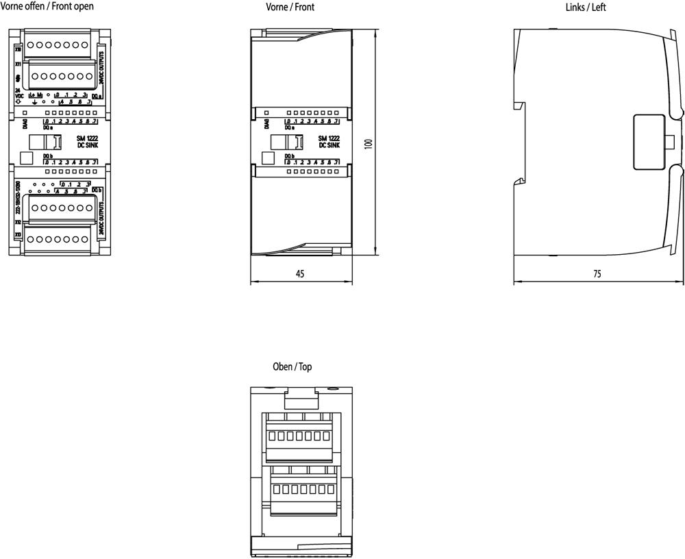SIEMENS Programmable Logic Controller 6ES72221BH321XB0 24V_1