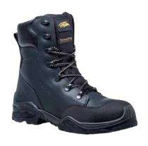 PERF Intruder S3 CI HRO SRC Leather Steel Toe Safety Shoes Black_0