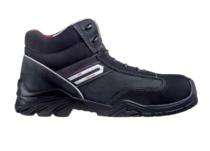PERF Typhoon High S3 SRC Nubuck Leather Steel Toe Safety Shoes Black_0