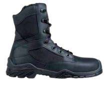 PERF Patrol S1P SRC Grain Leather Steel Toe Safety Shoes Black_0