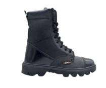 PERF Greyhound Buff Breathable Leather Steel Toe Safety Shoes Black_0