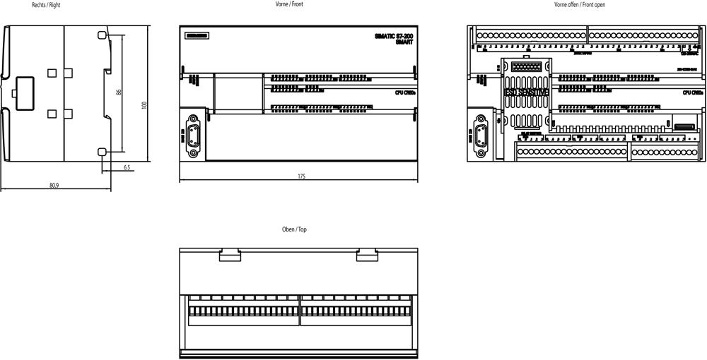 SIEMENS Programmable Logic Controller 6ES72881CR600AA1 24 V_2