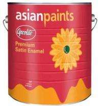 Asian Paints Satin Water Based Red Enamel Paints Low Glossy_0