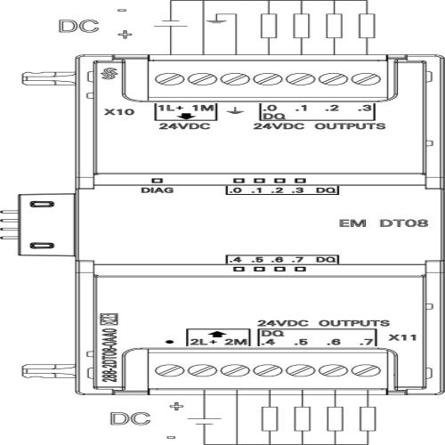 SIEMENS Programmable Logic Controller 6ES72882DE080AA0 24 V_2