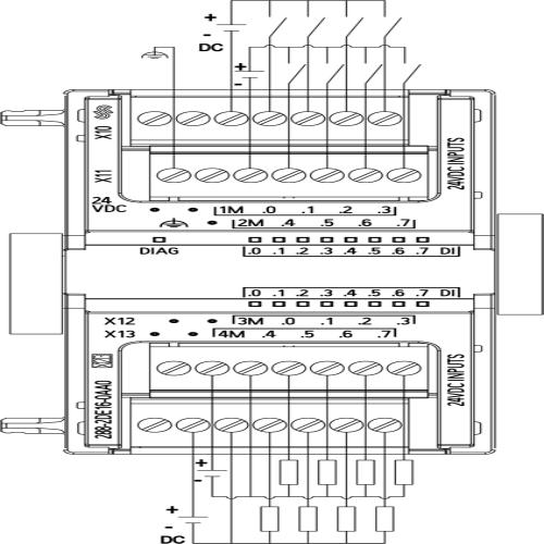 SIEMENS Programmable Logic Controller 6ES72882DE160AA0 24 V_1