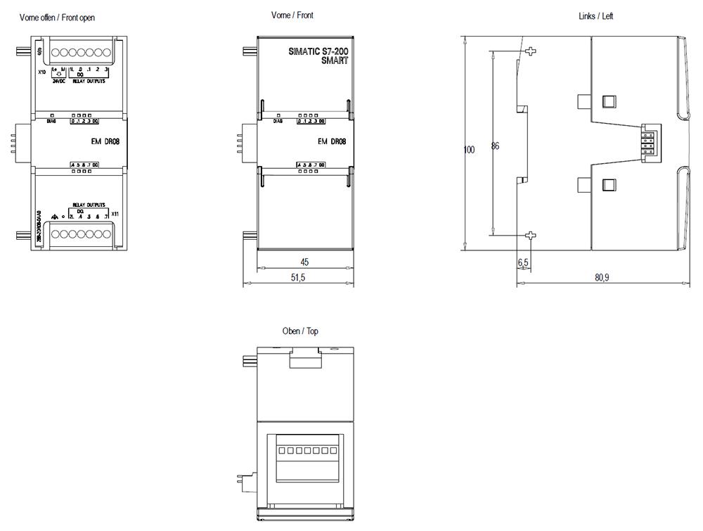 SIEMENS Programmable Logic Controller 6ES72882DR080AA0 24 V_2