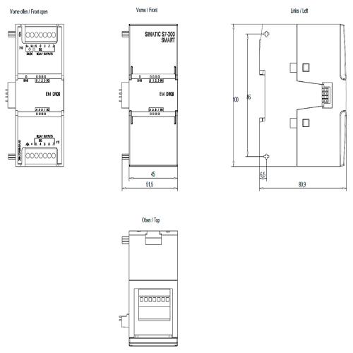 SIEMENS Programmable Logic Controller 6ES72882DR080AA0 24 V_1