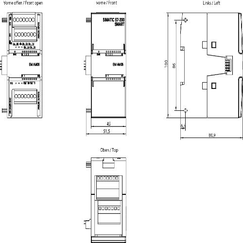 SIEMENS Programmable Logic Controller 6ES72883AM060AA0 24 V_1