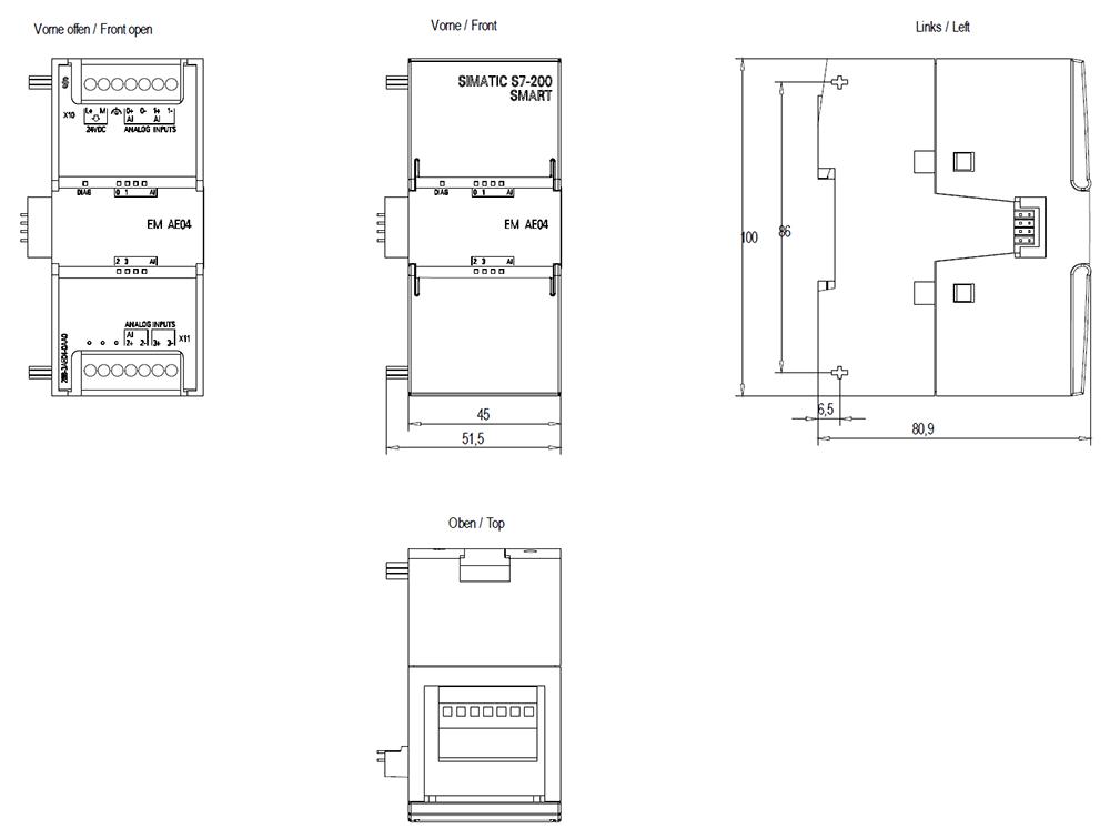 SIEMENS Programmable Logic Controller 6ES72883AE040AA0 24 V_1