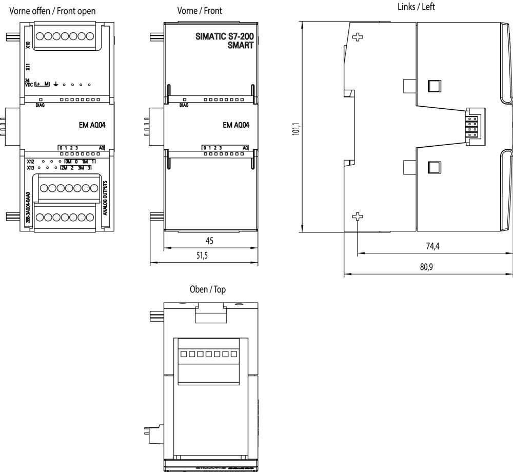 SIEMENS Programmable Logic Controller 6ES72883AQ040AA0 24 V_2