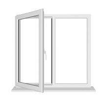 Oriel Openable 1 Panel White uPVC Window 5.5 x 5 ft_0