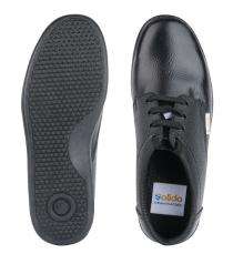 L&T SuFin Brand - Solido Vinson SF41 Barton Steel Toe Safety Shoes Black_0