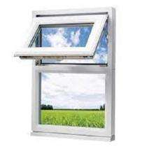 Oriel Hung 1 Panel White uPVC Window 2 x 4 ft_0