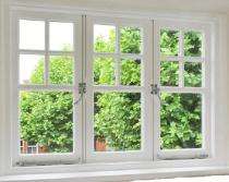 Oriel Georgian Bar 1 Panel White uPVC Window 5.5 x 5 ft_0