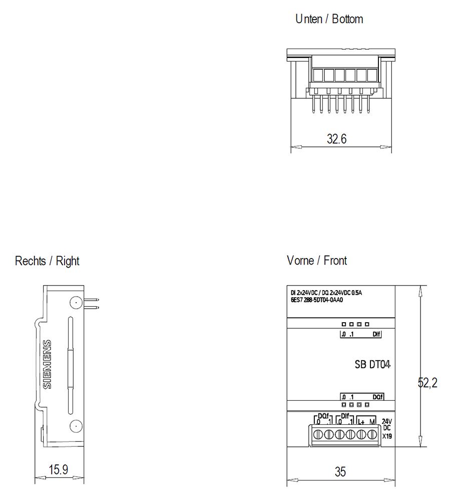SIEMENS Programmable Logic Controller 6ES72885DT040AA0 24V_1