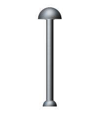 K-LITE Mushroom Decorative Aluminium Alloy Bollard_0