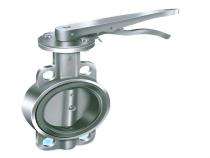 MARUTI 1600 mm Manual Stainless Steel Butterfly Valve PTFE Lined_0