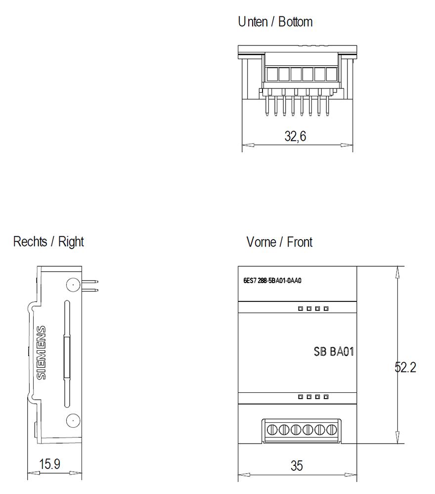 SIEMENS Programmable Logic Controller 6ES72885BA010AA0 24 v_2