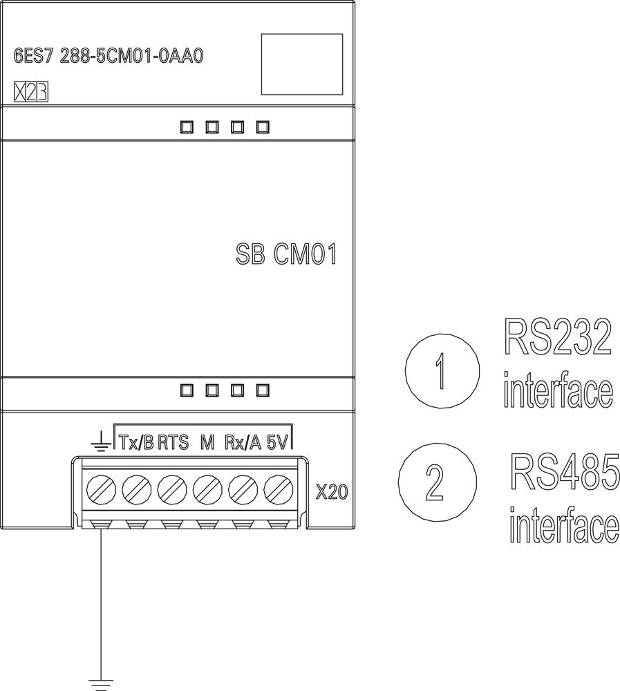 SIEMENS Programmable Logic Controller 6ES72885CM010AA0 24 V_2