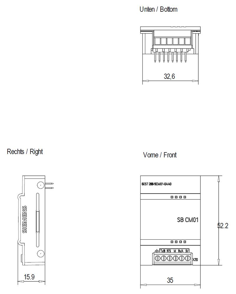 SIEMENS Programmable Logic Controller 6ES72885CM010AA0 24 V_1