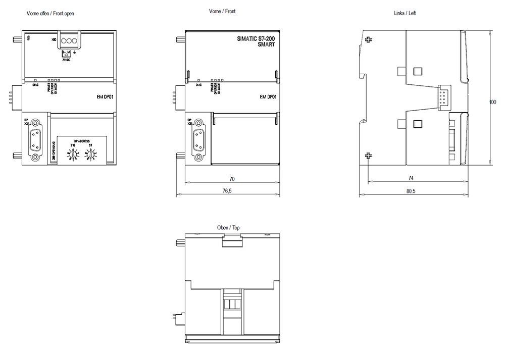 SIEMENS Programmable Logic Controller 6ES72887DP010AA0 24 V_2
