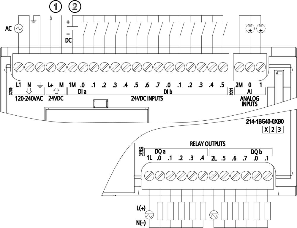 SIEMENS Programmable Logic Controller 6ES72141BG400XB0 85V to 264V_2