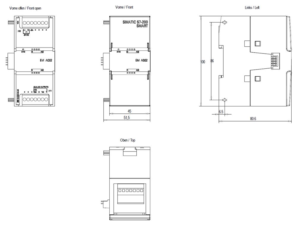 SIEMENS Programmable Logic Controller 6ES72883AQ020AA0 24 V_2
