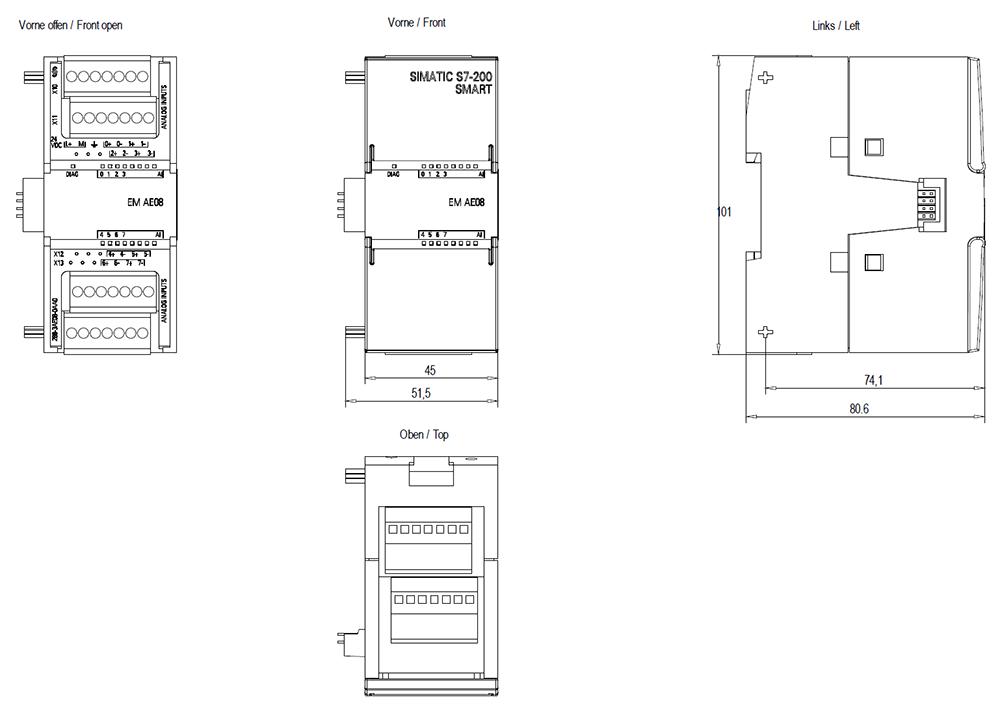 SIEMENS Programmable Logic Controller 6ES72883AE080AA0 24 V_1