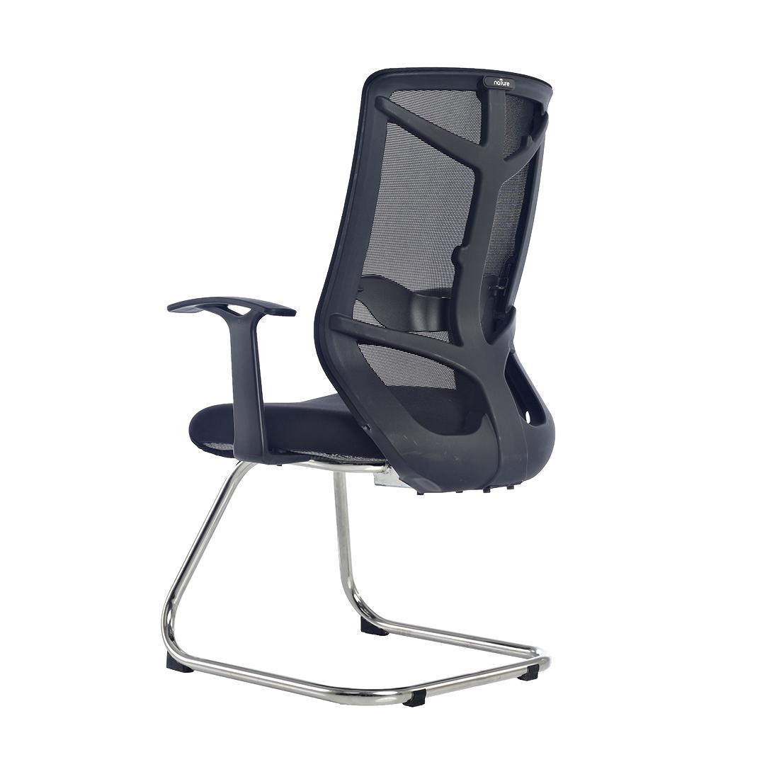 Durian Cantilever Mesh Chair Black 600 x 630 x 1030 mm Two Piece Injection Moulded Office Chairs_1