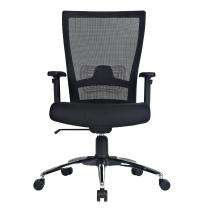 Durian Mesh Chair Black 610 x 705 x 1085 mm Two Pieces Injection Moulded Office Chairs_0